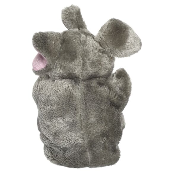 Gray Elephant Hand Puppet Dramatic Role Play Puppetry 11" Plush Toy - Picture 6 of 11